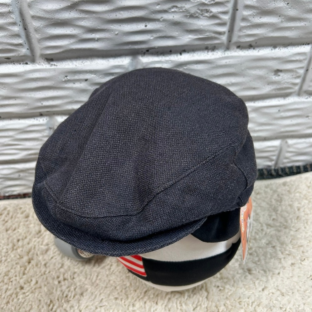 Brooks Brothers Newsboy Cap XL Gray Silk Linen Wool Made in Italy Driving Hat